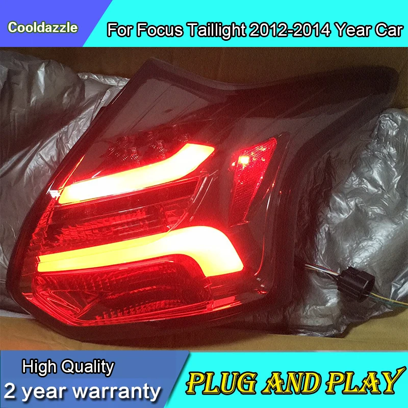 

Car Styling Case For Ford For Focus Taillights 2012 2013 2014 Year LED Tail Lamp LED Rear Lamp For Focus Car Tuning Tail lamp
