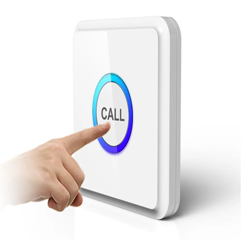 Kerui F86 Soft Touch Call Button Dazzling Blue LED Wireless Calling