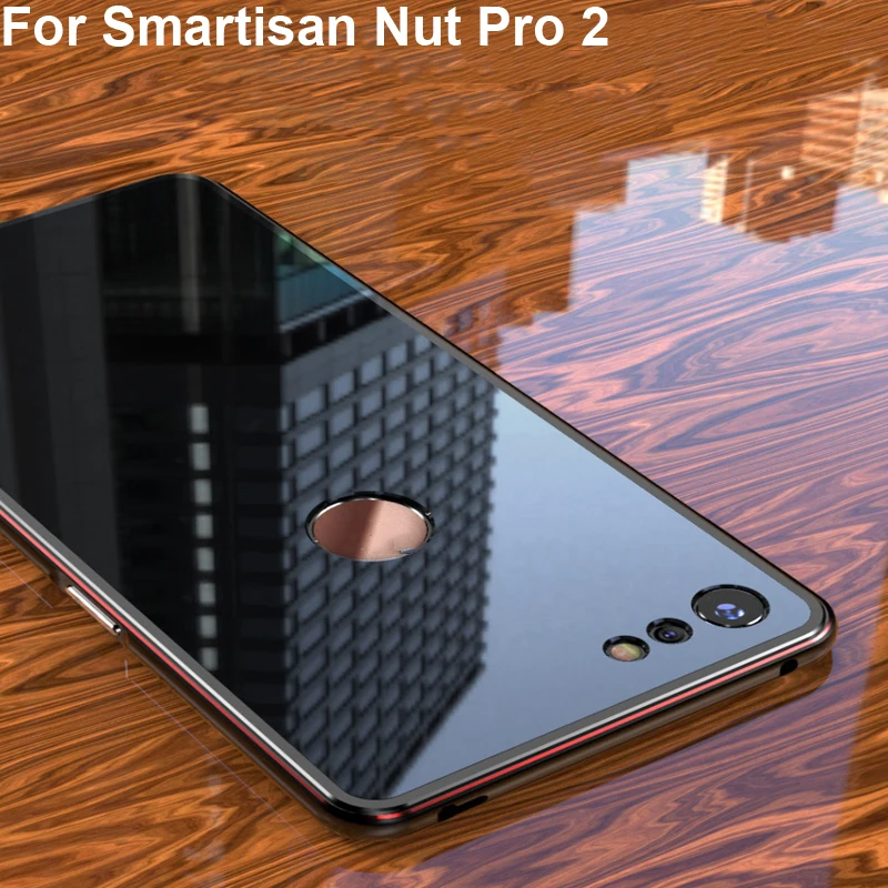 Чехол s для Smartisan Nut Pro 2 Чехол Жесткий задний ПК металлический бампер деловой чехол для телефона для Smartisan Nut Pro2 OS105 металлический корпус