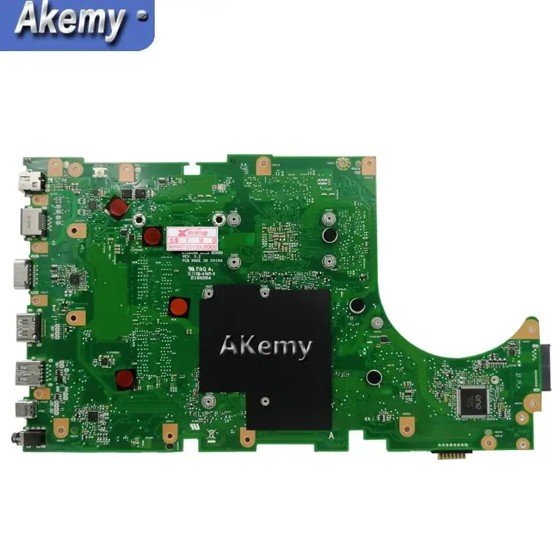 Akemy X756UQK материнская плата для ноутбука ASUS X756U X756UWK X756UQK X756UXM X756UV X756UX материнская плата 2Гб Графический I3-7100U DDR4