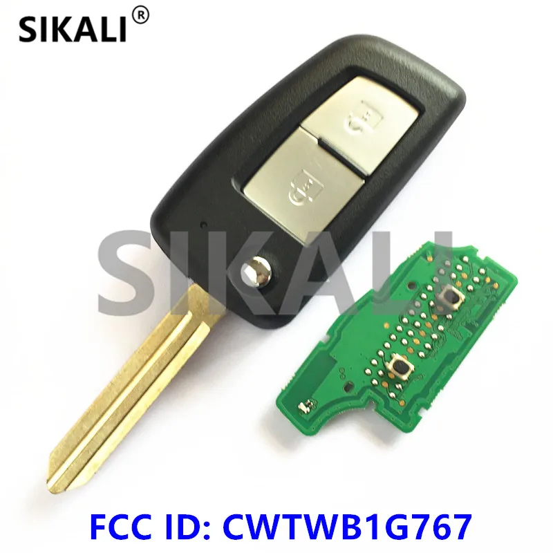 

SIKALI Car Remote Key for NISSAN CWTWB1G767 TWB1G767, Juke F15, Pulsar C13, Qashqai J11, X-Trail T32, 2013 2014 2015 2016 2017