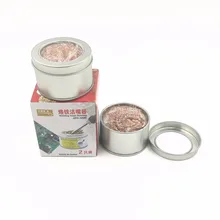 2 шт пайки паяльник сетка фильтр для очистки насадка наконечник медный провод шар Чистая коробка для шлаков чистящий шар