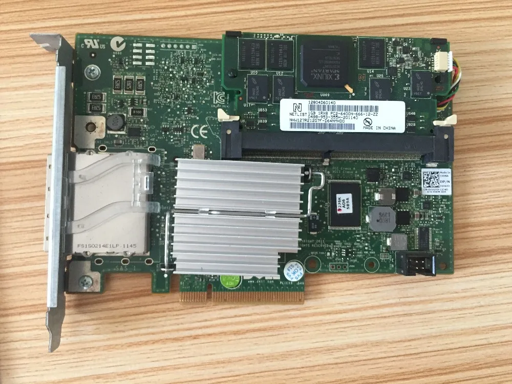 RaidStorage PowerEdge RAID контроллер H800 VVGYD SFF8088 8 портов 1 ГБ кэш-памяти 6 ГБ/сек. RAID0.1.5.6 карта |
