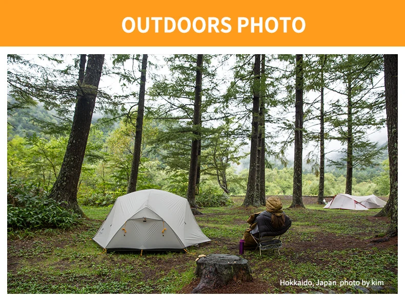 Naturehike 2 Человек Палатка Сверхлегкий Открытый Кемпинг Палатка Водонепроницаемый 20D нейлон Fabic 3 сезона Туризм палатки с бесплатным ковриком