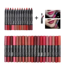 MENOW матовая губная помада водостойкая стойкая губная помада длительный макияж блеск для губ+ карандаш набор-точилка maquiagem жидкая матовая