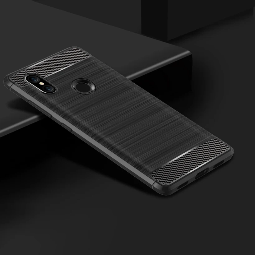 

Carbon Fiber Case For Xiaomi Mi 8 Lite Case Silicon Anti-knock Cover For Xiaomi Mi 8 MI8 SE Protective Cover Fundas Bumper