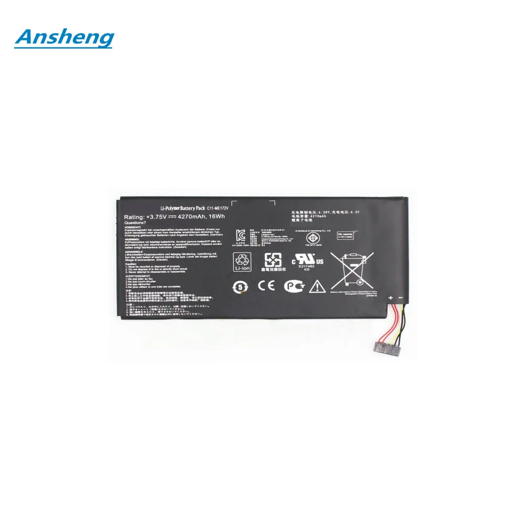 

High Quality 3.8V 4270mAh C11-ME172V Battery For ASUS Fonepad 7" K004 ME172 ME172-GY08 ME172V ME371 ME371MG