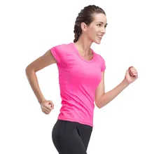 Женская Энергия бесшовные рубашки для йоги короткий рукав укороченный топ базовый совок шеи рубашки для женщин Йога Спорт фитнес тренажерный зал Топ для тренировок