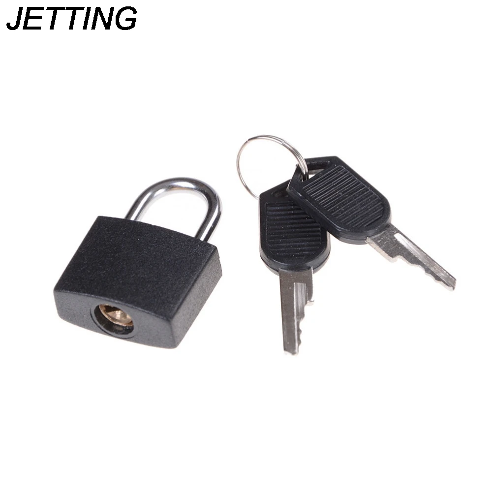 Suitcase Lock with 2 Keys Hot Sale New Black Small Mini Padlock Travel Tiny Wholesale low price