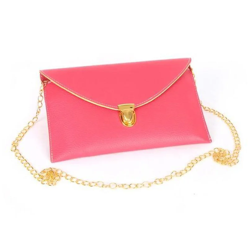  Fashion Hot   Handbag Clutch Bag Wholesale And Retail Coin Purse PU Leather Inclined Shoulder bag Envelope Bags Q016 