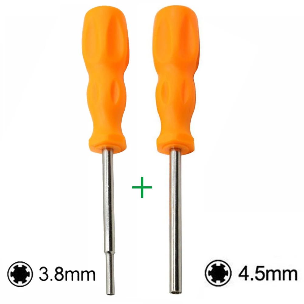 

3.8mm + 4.5mm Screwdriver Tool for Nintendo N GC/ NES /N64 /SNES for SEGA Security Gamebit repair tool