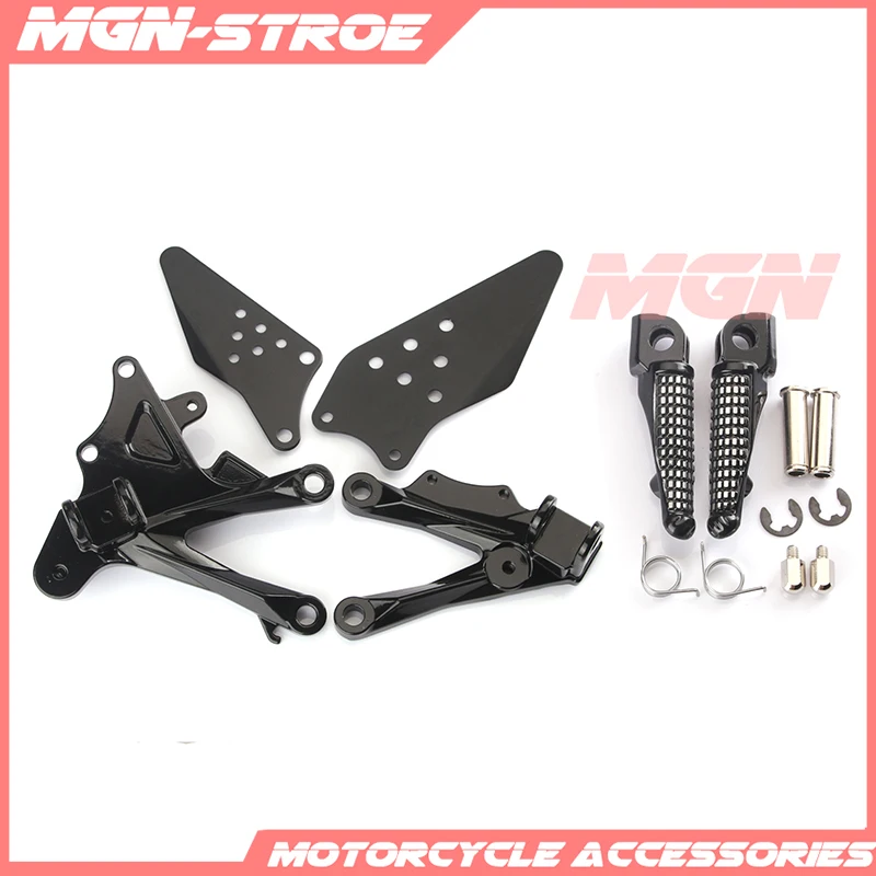 

Front footpegs Foot pegs Footrest Pedals Bracket For KAWASAKI ZX10R 2006 2007 2008 2009 2010 06 07 08 09 10 2006-2010 Motorcycle