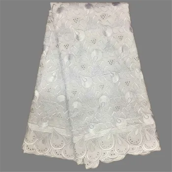 

Beautiful cotton dry lace African embroidery party dress mateiral Swiss voile lace fabric for dress ECP17(5yards/lot)