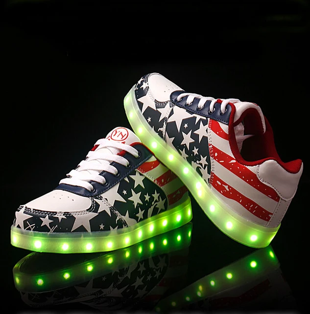 Led Nice Fashion Luminous Shoes Men Basket Platform Light Up LED Shoes For Adults _ - AliExpress Mobile