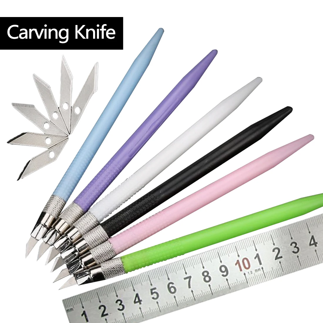 Лучший 12 лезвий ручной работы режущий нож DIY резьба нож трафарет озвучивание хобби точилка модель ремонт скульптура скальпель нож