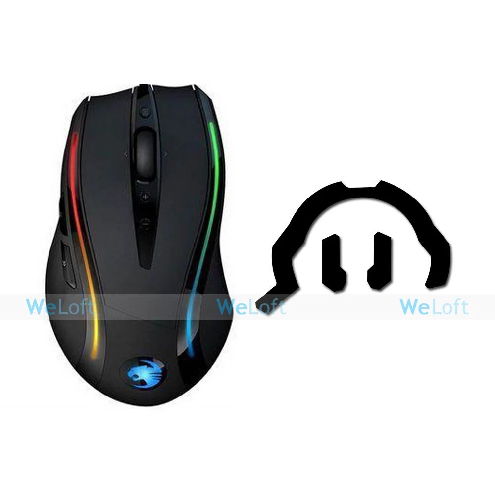 Roccat Kone Xtd Hotline Games Professional Gaming Mouse Feet Skates Black Teflon 0 6mm Mouse Mask Mouse Informationmouse Program Aliexpress
