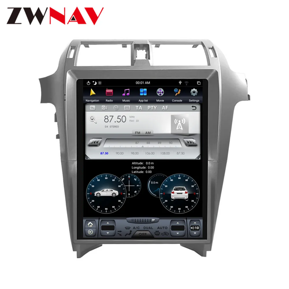 Clearance PX6 4GB RAM Tesla style Android 8.1 Car GPS Navigation For Lexus GX400 GX460 head unit multimedia radio tape recorder autostereo 11