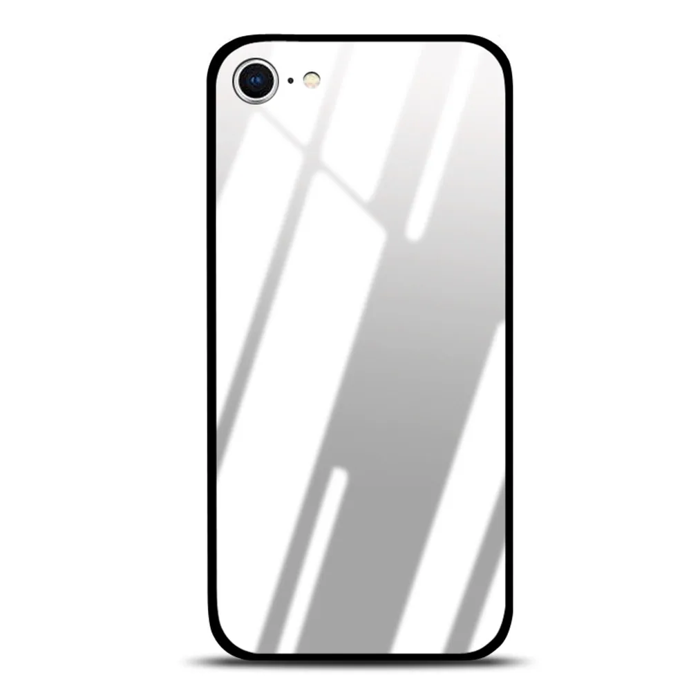 2 шт. для iphone X Стекло чехол 6 s 78 10 8 7 S плюс роскошный защитная крышка Розовый