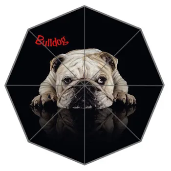 

Hot Custom Bulldog Best Nice Cool Design Portable Fashion Stylish Useful Foldable Umbrella Good Gift Idea!Free Shipping