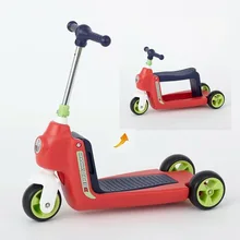 2 In 1 Baby Car Children Scooter Tricycle Multi-function Child Scooter Kids Ride on Car Balance Bike Baby Walker with Wheels new children three wheel balance car scooter foldable no foot pedal child swing car twist car baby walker tricycle riding toys