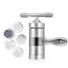 Ручной прибор для лапши из нержавеющей стали для приготовления пасты пресс для спагетти кухонный инструмент формы из нержавеющей стали