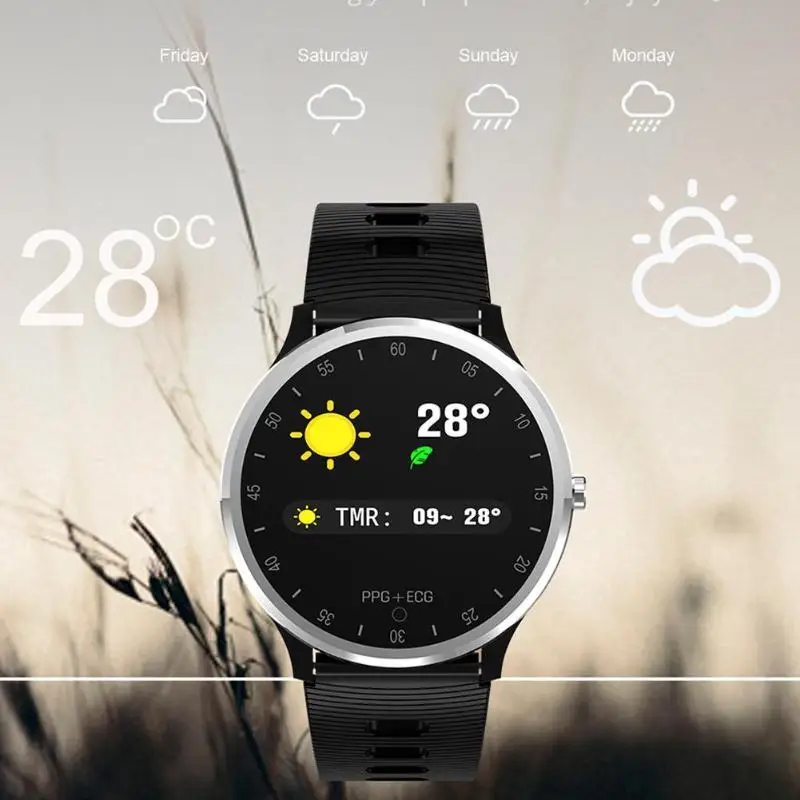 ALLOYSEED A9 Smart Watch Bracelet IP67 Waterproof ECG PPG Heart Rate Blood Pressure Reminder Display Smartband Fitness Wristband