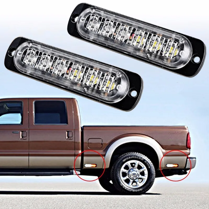 Mini Slim Led car flash fog light Pickup truck day running light