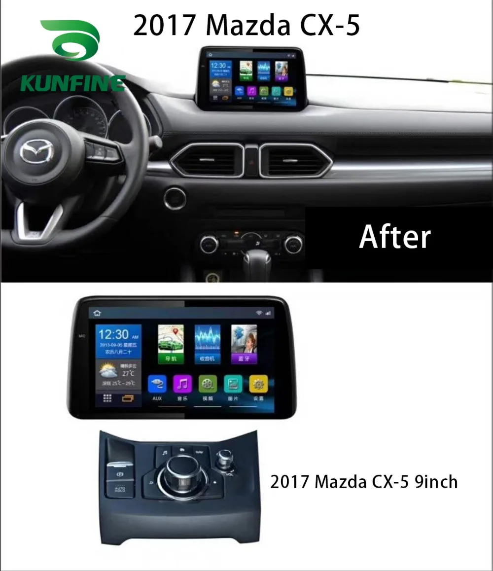 Best Octa Core Android 8.1 4GB RAM 64G ROM Car DVD GPS Navigation Player Deckless Car Stereo for Mazda CX-5 2013-2018 Headunit Radio 1