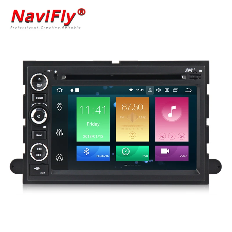 NaviFly Android 8.0 car dvd player for Ford Explorer F150 F350 F450