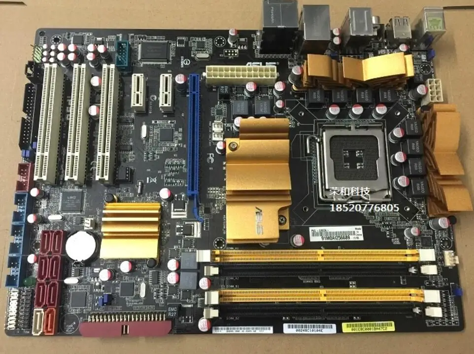 original for Asus P5Q all solid motherboard P45 board DDR2/775pin 100% tested working asus tg31 a7 supports ddr2 775 pin integrated large plate g31 motherboard