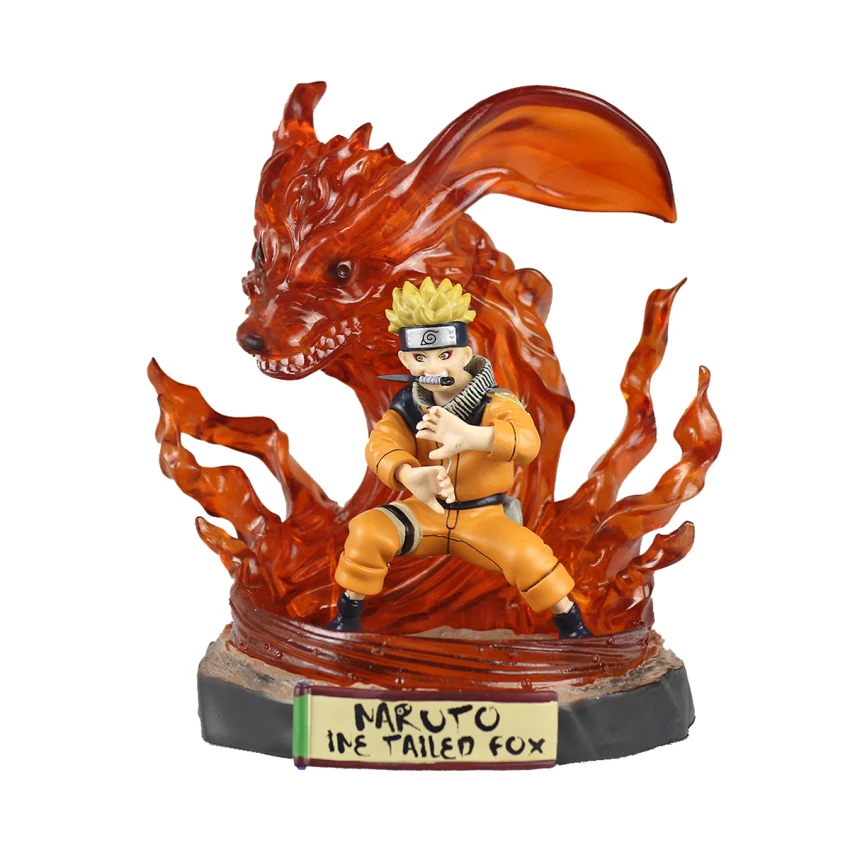 

Uzumaki Naruto Figure Kurama Kyuubi Nine Tailed Fox 18cm/7'' PVC Action Figure Statue Doll Gift HY088