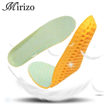 

Foot care breathable EVA sport shoes shock absorption insoles running insole fasclitis heel air drying odor deodorant shoe pad