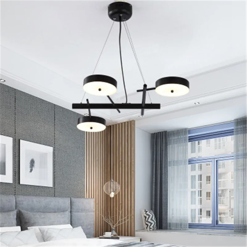 

Nordic Post-Modern Designer Style Restaurant Lamp Chandelier Three Heads Minimalist Creative Personality Art Light Luxury Lamps