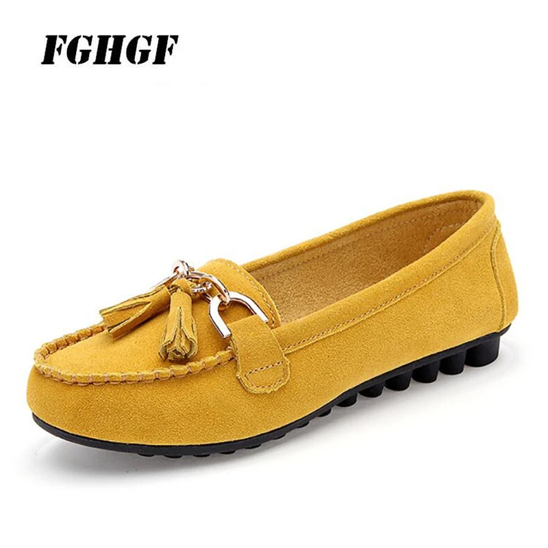 

FGHGF Ladies Flat Shoes Slip-On Loafers Soft Comfortable Leisure Time Spring Summer Autumn Suitable Wear Ladies Flat Shoes