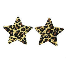 VENI LYNN Леопардовый принт крутая самоклеющаяся ткань грудь невидимая накладка на сосок бюстгальтер сексуальные женские накладки на грудь интимные аксессуары