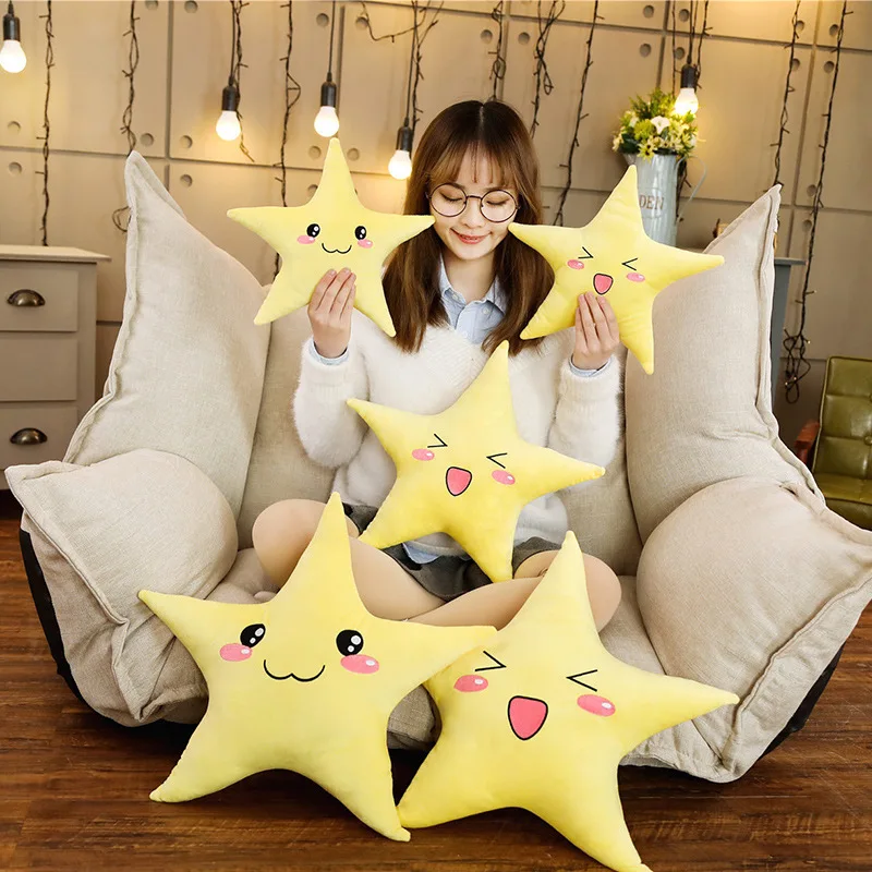 

New Style Pentagram Pillow Plush Toys PP Cotton Stuffed Cute Pentagram Doll Children Toy Doll Girls Birthday Gift