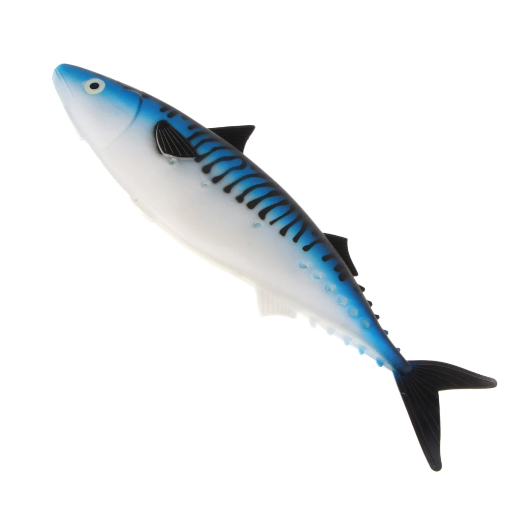 MagiDeal Sea Fishing Lure Big Size Silicone Soft Bass Bait Hollow Body for Put Sinker for deep Rack Water/Sea /Boat Fishing