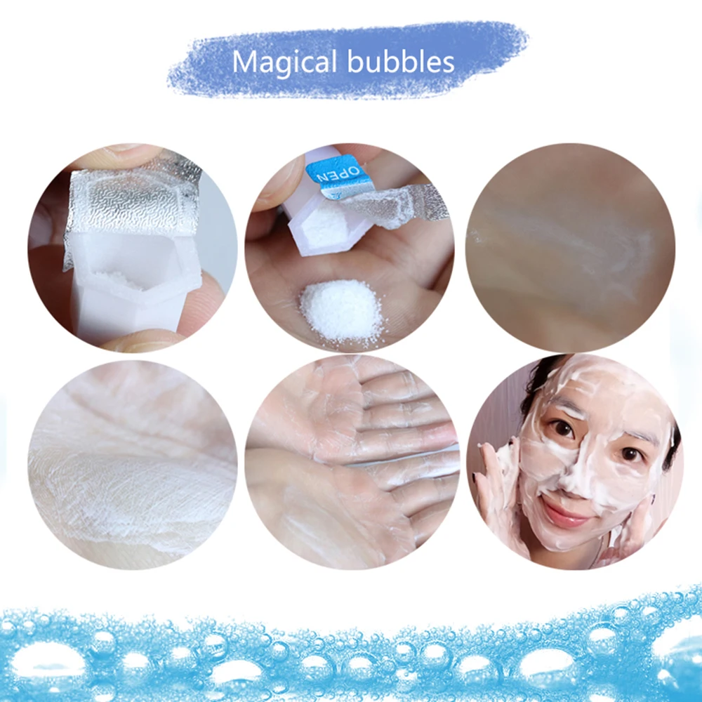 

10/20pcs Facial Cleanser Facial Cleansing Powder Rich Foaming Face Cleanser Moisturizing Oil Control Face Skin