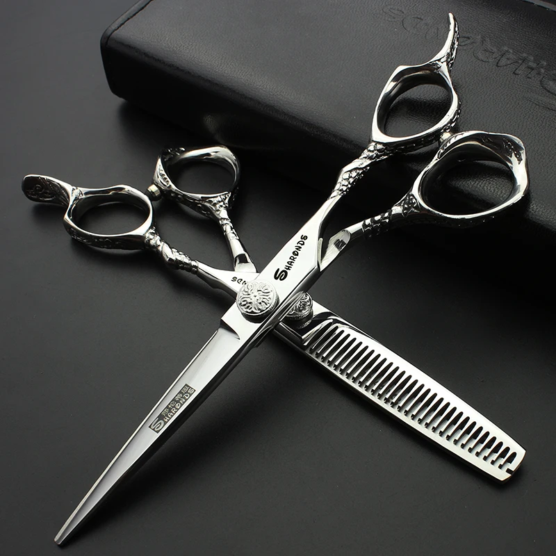 6 "srebrne škarje za lase japonske frizerske škarje za redčenje škarje prodaja las škarje profesionalni brivski škarje set