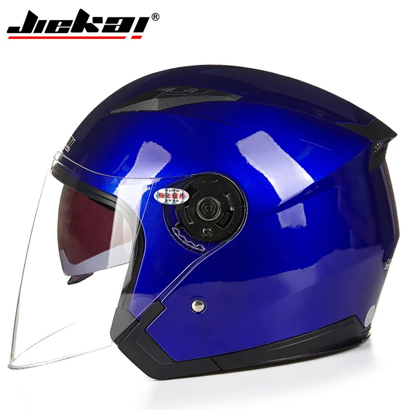 Светильник шлем безопасности для мотоцикла JIEKAI шлем с открытым лицом 6 цветов - Цвет: 3