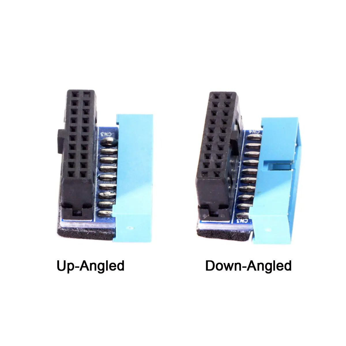 Jimier USB 3 0 20pin мужского и женского пола удлинитель адаптер с крышкой вверх/вниз под