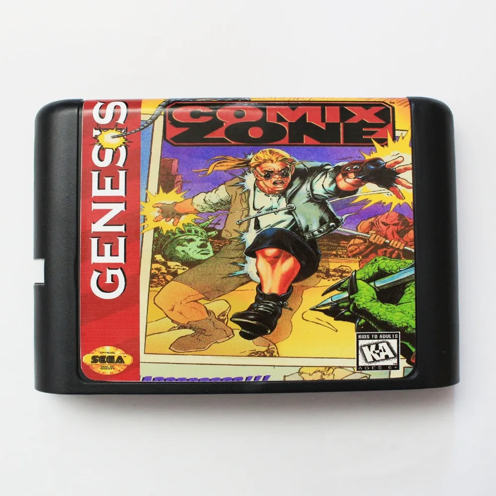 

Comix Zone 16 Bit MD Game Card For Sega Mega Drive For Genesis