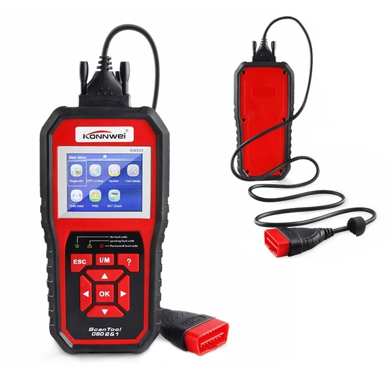 

OBD 2 Autoscanner Diagnostic Tool OBD2 OBDII Car Motor Default Diagnosis Instrument Code Readers & Scan Tools with 8 Languages