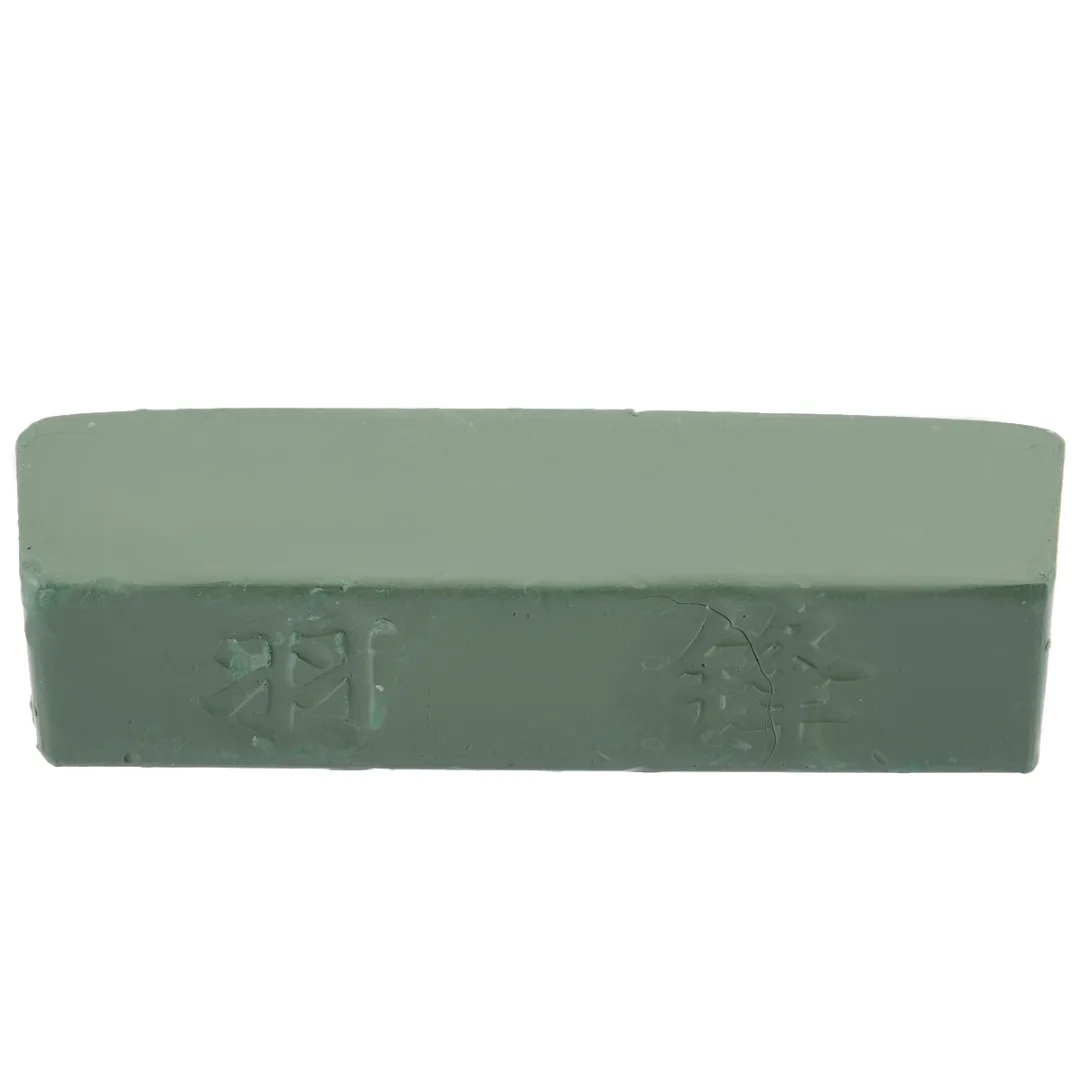 1 шт. зеленый/белый Полировочная паста металл латунь шлифовальный абразивный воск полировка мыло бар