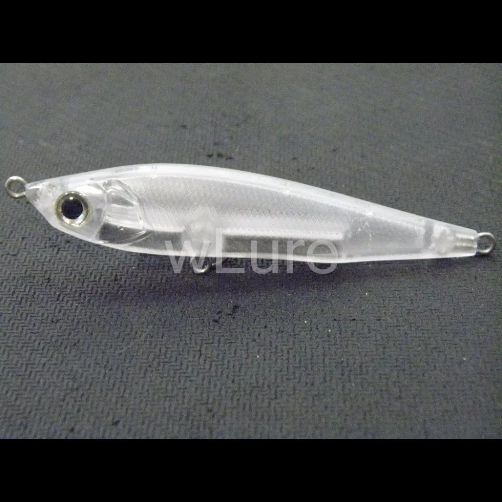 

wLure 10 Blank Lures 8cm 14g Lead Block for Long Casting Jigging Bait for Hobby Painting with Eyes UPM708P10