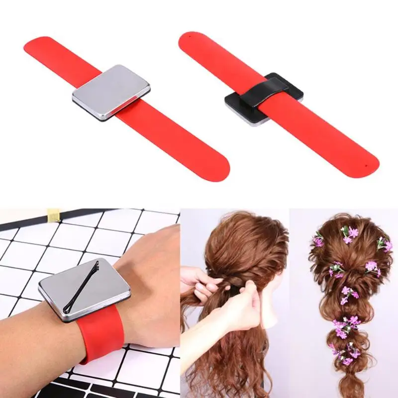 

Professional Salon Magnetic Bracelet Wrist Band Strap Belt Hair Clip Holder Hairdressing Hairdressing Supplies barber tools