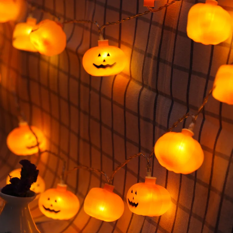 Buy 2.5/6.5M LED Solar Pumpkin Outdoor String Lights