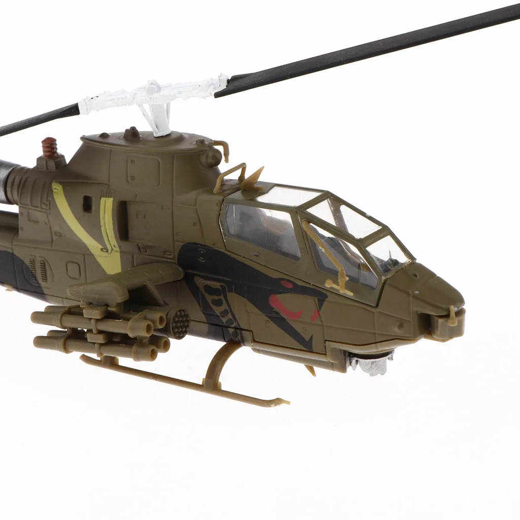 14009 Bell AH-1S Attack Helicopter AH1 Military Model with Stand Kids Adults Toys Collections for Military Lovers