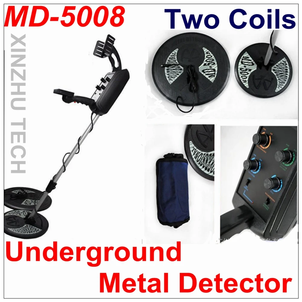 Underground Metal Detector Gold Digger Treasure Search Machine 0-6M MD-5008 