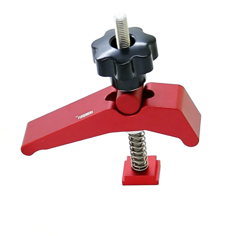 Aluminum Alloy T Track Metal Hold Down Block Clamp T-Slot T-Track Clamp Set Woodworking Tool for Router Table